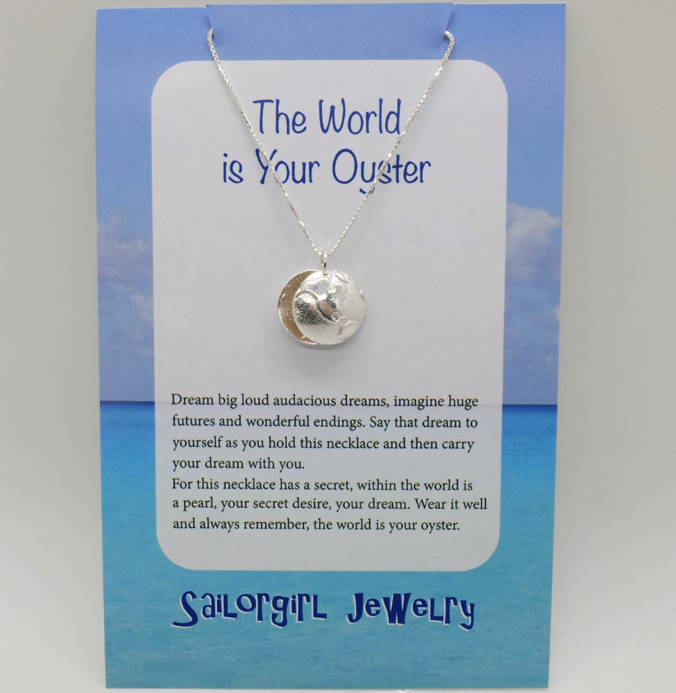 The world is your oyster necklace Clearance