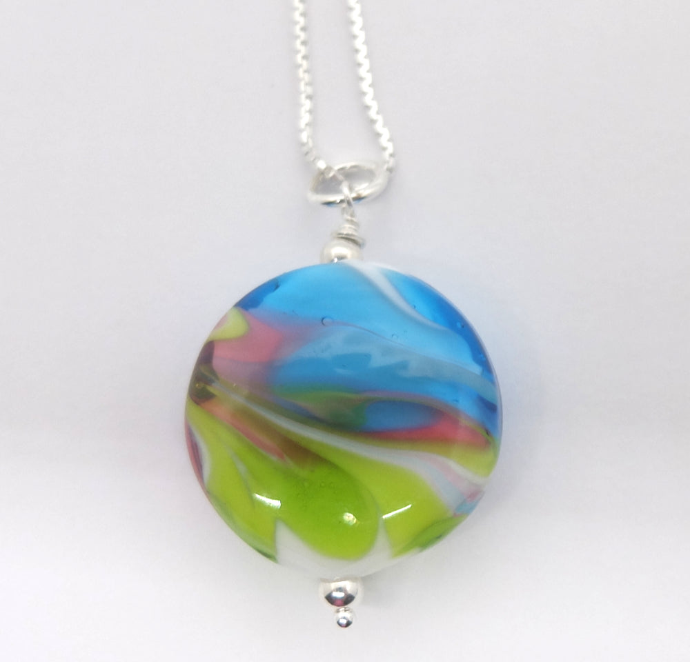Handblown Glass 'Dodici' pendant light - Olive Green - made to order – Inc  Design Store